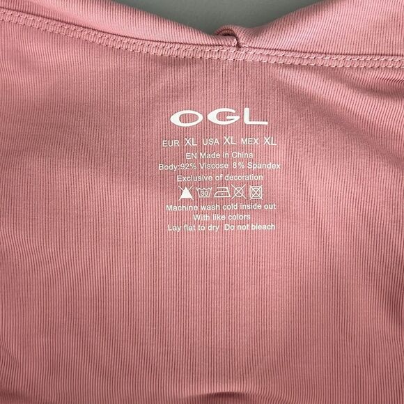 NWT OGL Eco-SkinKiss® Criss Cross Off Shoulder New Airy Brami Top - Rose Mauve - Picture 4 of 12